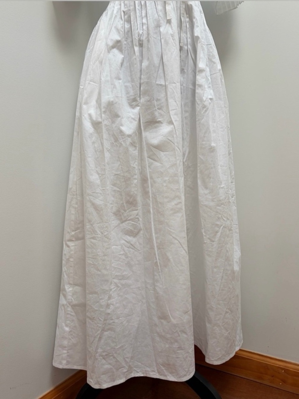 NWT Lovaan- Boehm Short-Sleeve Cotton Midi Dress White Size AU 6 US 2 Summer - Picture 5 of 14